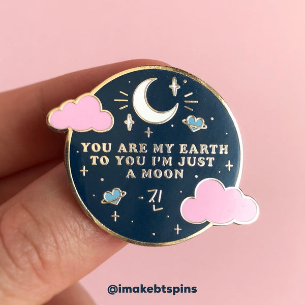 Moon by Jin - BTS Enamel pin