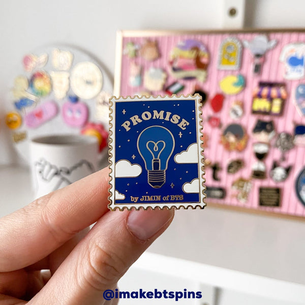 Promise stamp - BTS Enamel pin