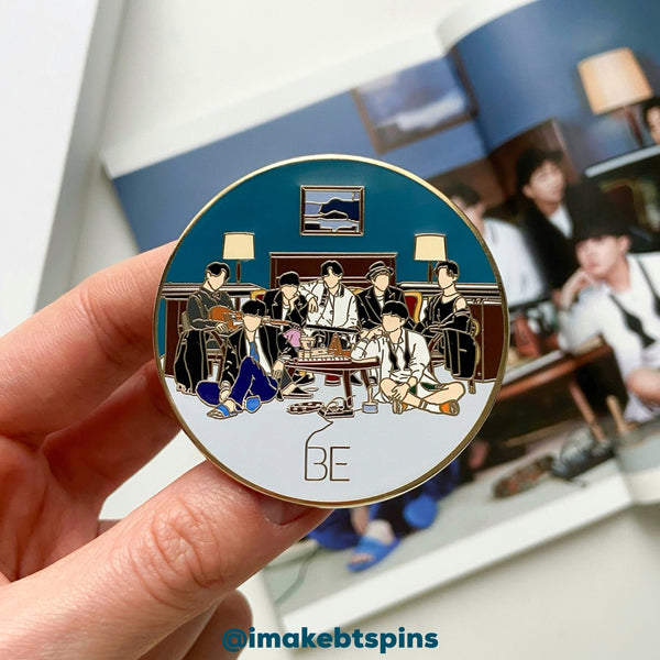 BE concept photo - BTS Enamel pin