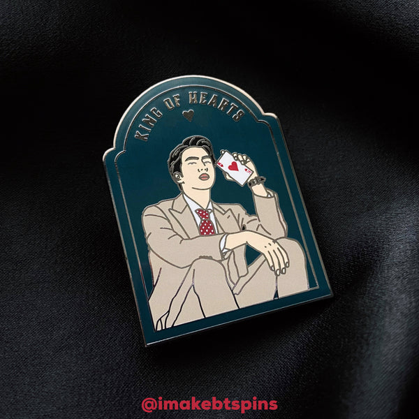 King of Hearts - BTS Enamel pin