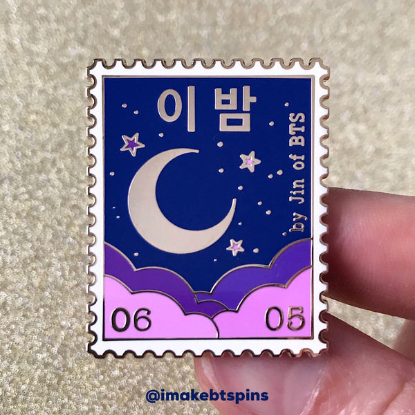 Tonight stamp - BTS Enamel pin
