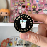 Milk and Rock&Roll - BTS Enamel pin
